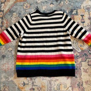 Torrid Rainbow Fuzzy Sweater, Size 3